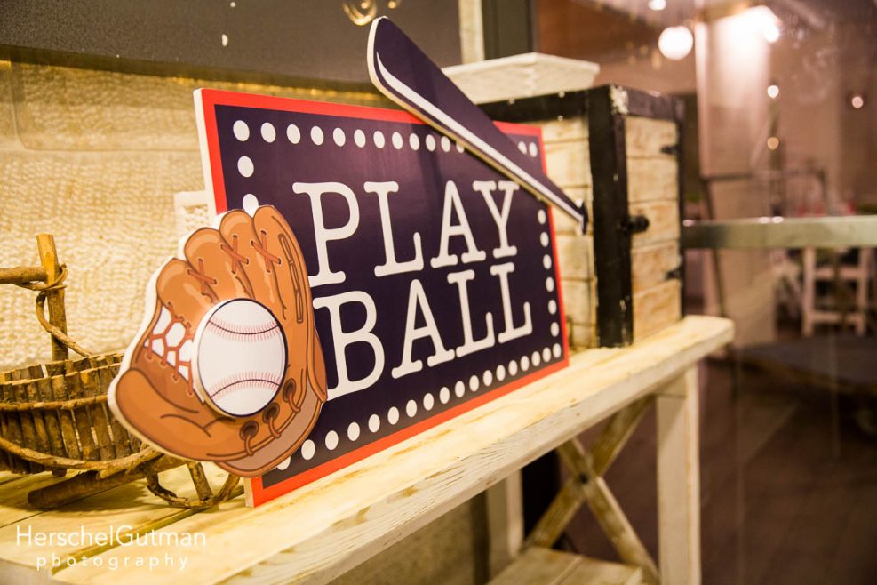 Baseball Theme Bar Mitzvah Party